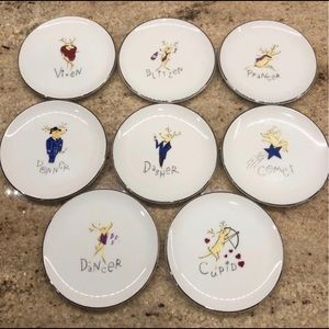 Pottery Barn Reindeer Coasters